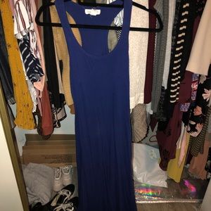 Blue maxi dress